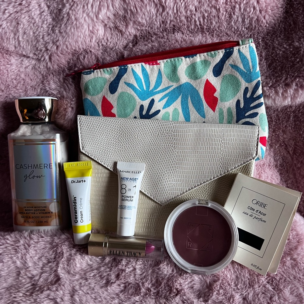 2 Ipsy Bags with Products and FULL size Bath and Body Works lotion